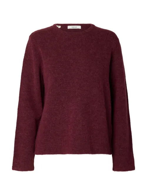 Lulu Knit O-Neck - Tawny Port 