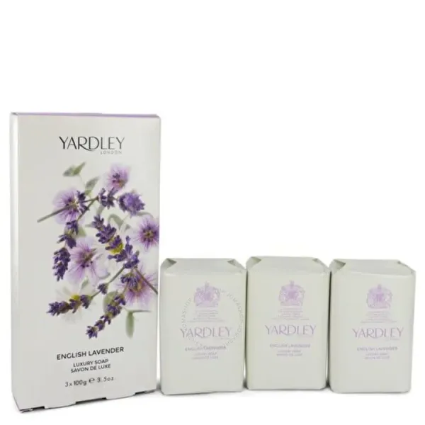 Yardley Lavendel Fast h&aring;nds&aring;pe 100gr - 3 pk