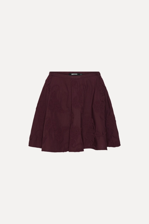 Flower Mini Skirt - Zinfandel  - Image 2