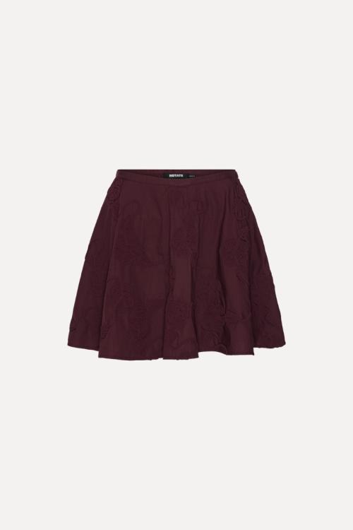 Flower mini skirt - Zinfandel 