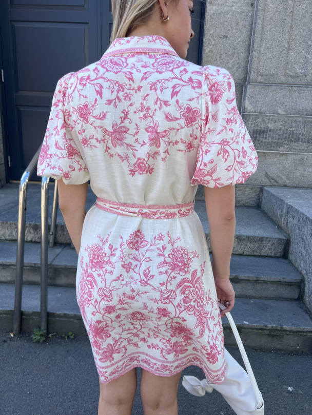 Coralina 2/4 Shirt Dress - Coralina Print  - Image 4