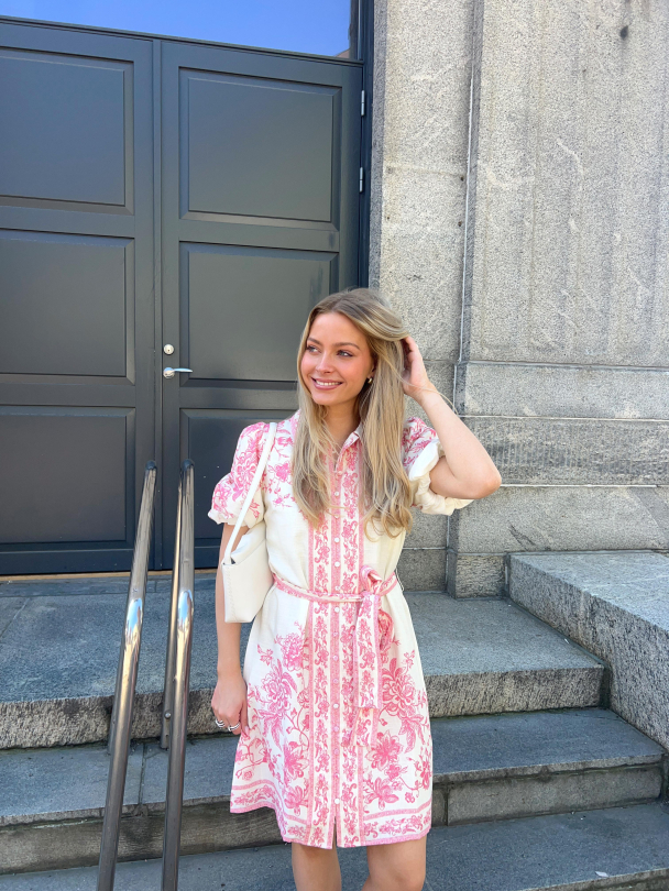 Coralina 2/4 Shirt Dress - Coralina Print  - Image 6