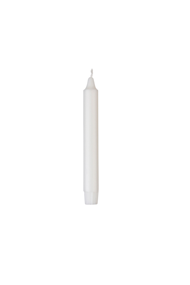 Kronelys – Hvit – 20 cm - Image 1