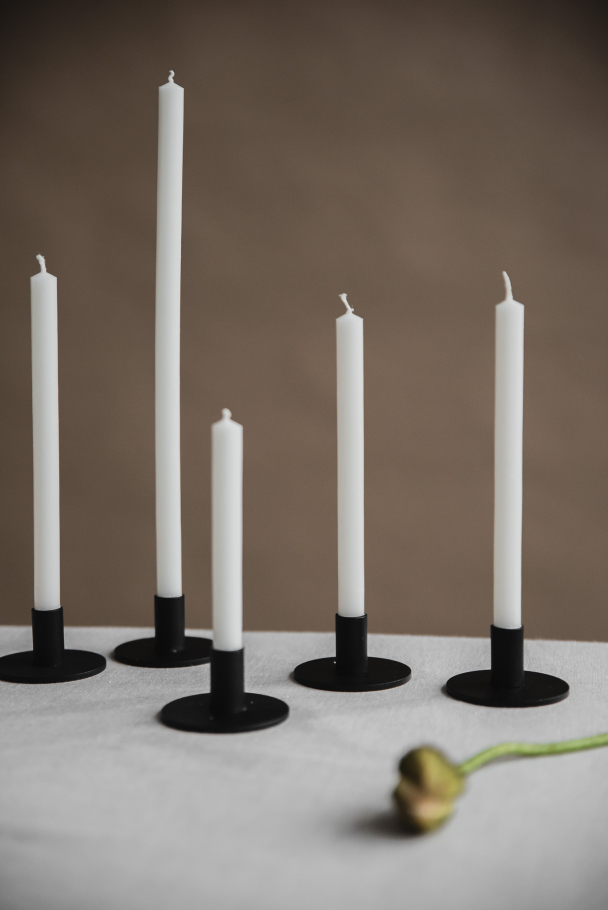 Italienske Kirkelys – Hvit – 13 cm - Image 3