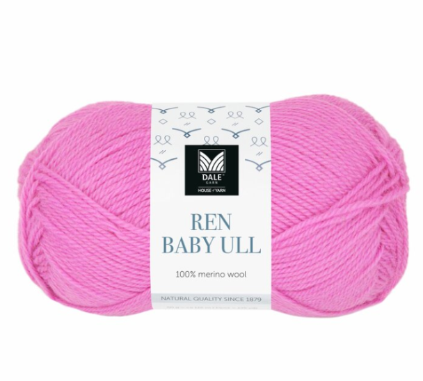 Ren Baby Ull - 119 - Fuksia - Image 1