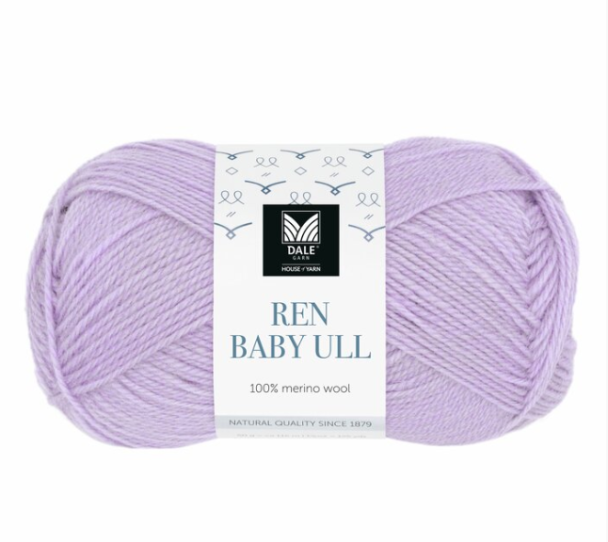Ren Baby Ull - 121 - Lys Lavendel - Image 1
