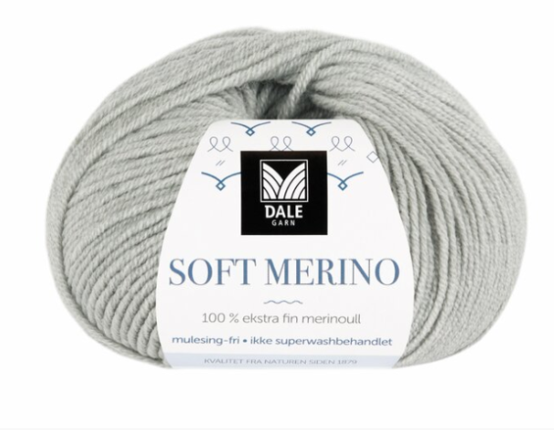 Soft Merino - 3002 - Lys Grå Melert - Image 1
