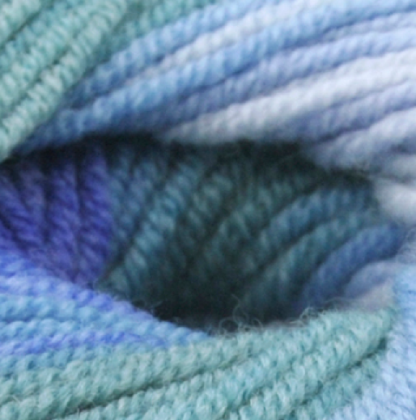 Soft Merino - 3044 - Blå Print - Image 3