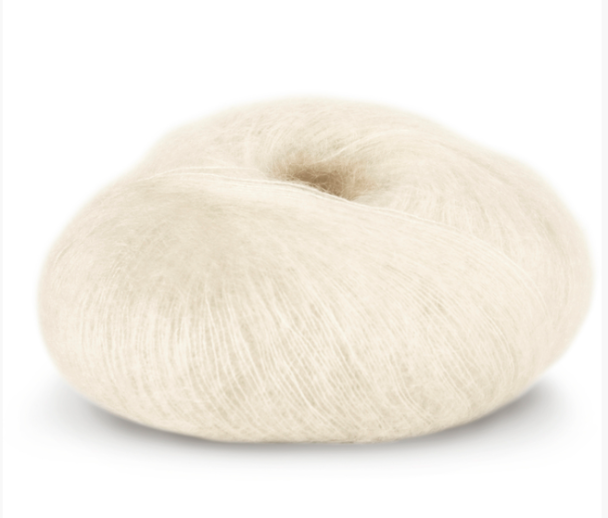 Tynn Kidsilk Erle - 4001 - Hvit - Image 2