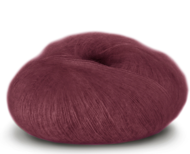 Tynn Kidsilk Erle - 4026 - Bordeaux - Image 2