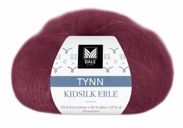 Tynn Kidsilk Erle - 4026 - Bordeaux - Image 1
