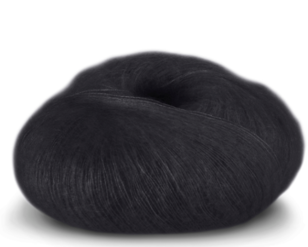 Tynn Kidsilk Erle - 4028 - Svart - Image 2