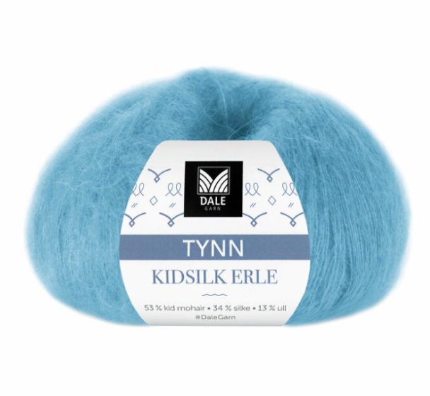Tynn Kidsilk Erle - 4031 - Isblå - Image 1