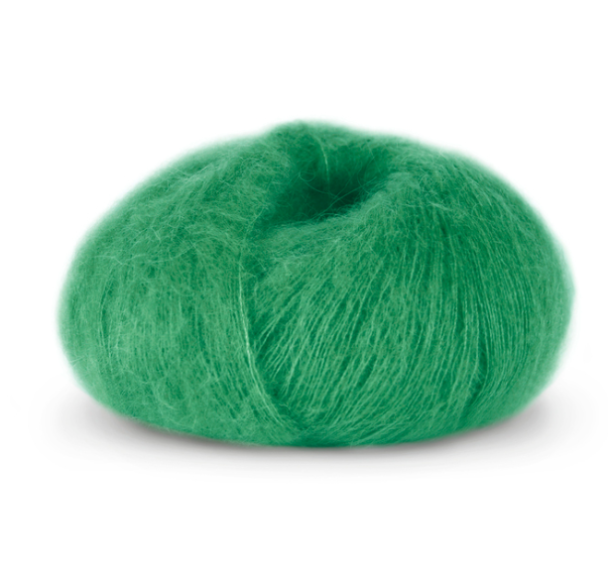 Tynn Kidsilk Erle - 4034 - Skarp Grønn - Image 2