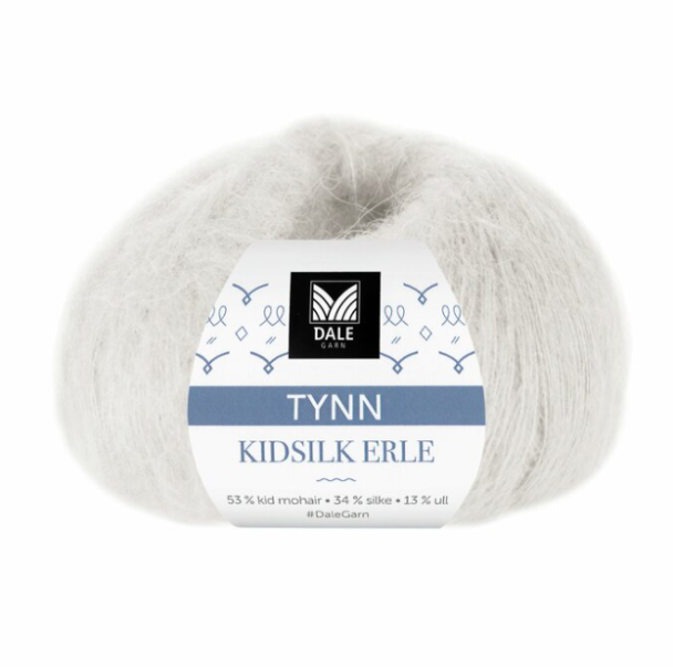 Tynn Kidsilk Erle - 4037 - Kitt - Image 1