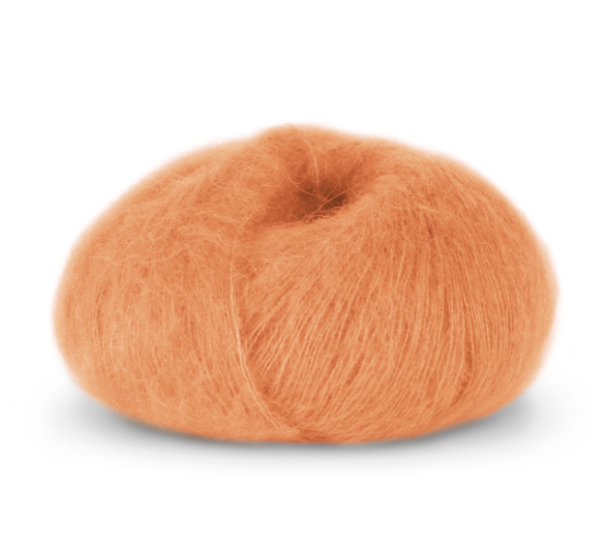 Tynn Kidsilk Erle - 4043 - Honningmelon - Image 2
