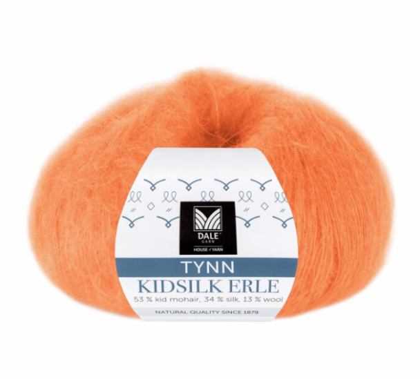 Tynn Kidsilk Erle - 4043 - Honningmelon - Image 1