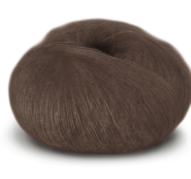 Tynn Kidsilk Erle - 4050 - Brun - Image 2