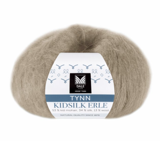 Tynn Kidsilk Erle - 4054 - Grå Beige - Image 1