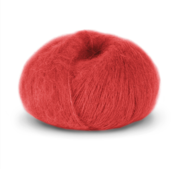 Tynn Kidsilk Erle - 4055 - Rød Oransje - Image 2