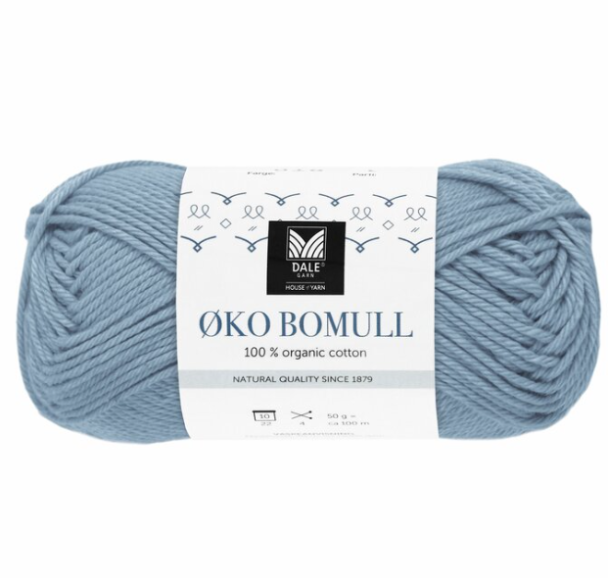 Øko Bomull - 306 - Lys Denim - Image 1
