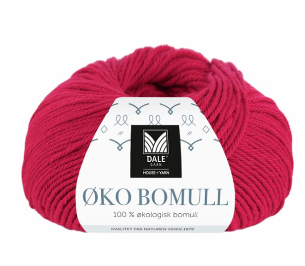 Øko Bomull - 323 - Rød - Image 1