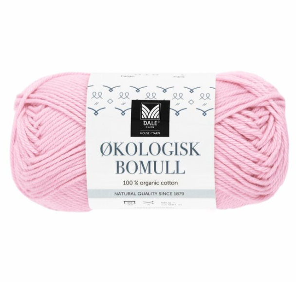 Øko Bomull - 338 - Lys Rosa - Image 1