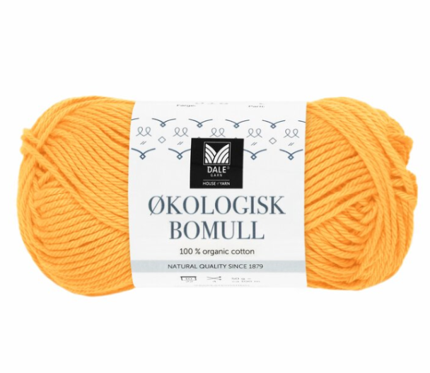 Øko Bomull - 341 - Solgul - Image 1