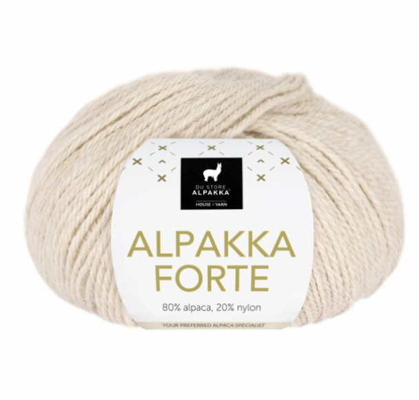 Alpakka Forte - 701 - Lattebeige Melert - Image 1