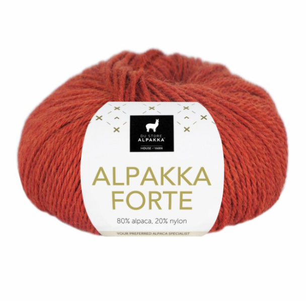 Alpakka Forte - 703 - Varm Terracotta Melert - Image 1