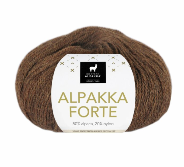 Alpakka Forte - 709 - Varm Brun Melert - Image 1