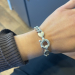 Klosterfoss Vintage - Armb&aring;nd, Huldres&oslash;lv panser 925