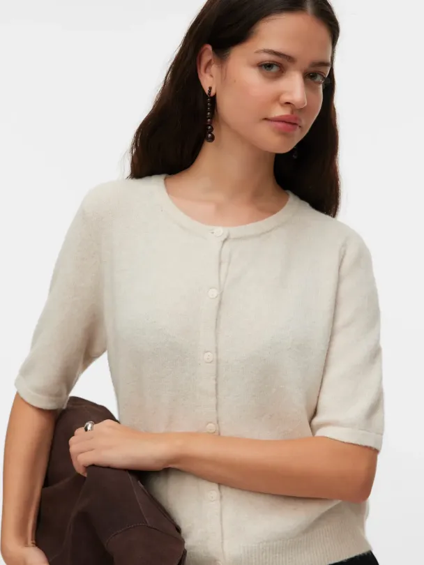 Doffy 2/4 O-Neck Button Cardigan  - Image 2