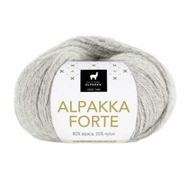 Alpakka Forte - 716 - Lys Grå Melert - Image 1