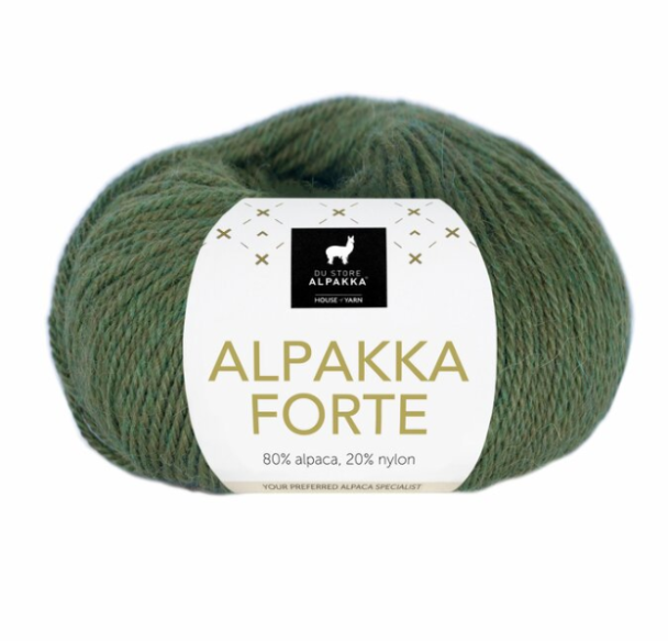 Alpakka Forte - 727 - Skogsgrønn Melert - Image 1