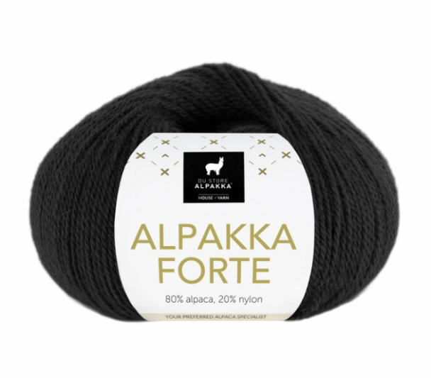 Alpakka Forte - 733 - Svart - Image 1