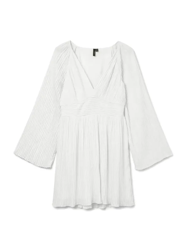 Dora Short Plisse Dress - Image 1
