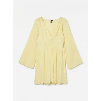 Dora Short Plisse Dress