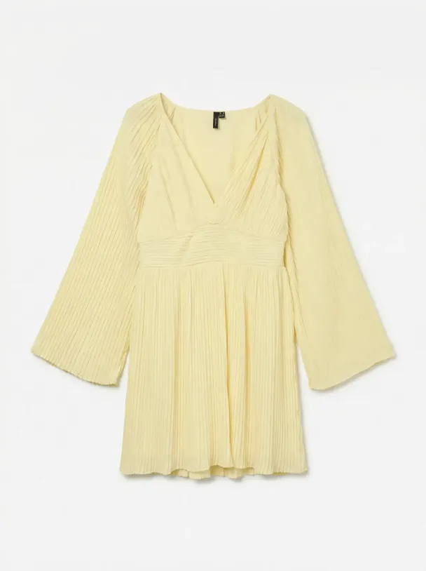 Dora Short Plisse Dress - Image 1