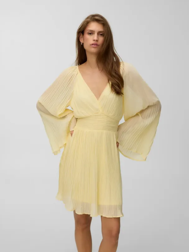 Dora Short Plisse Dress - Image 2
