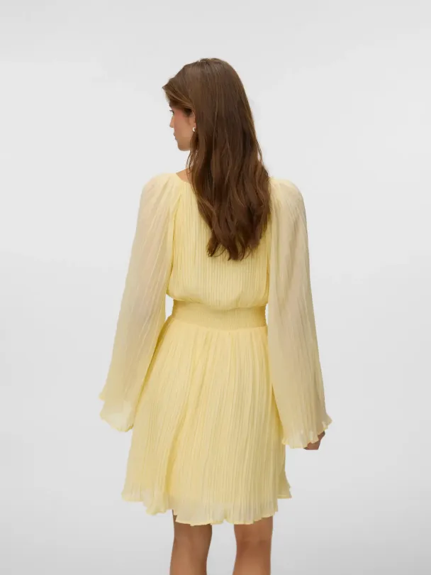 Dora Short Plisse Dress - Image 3