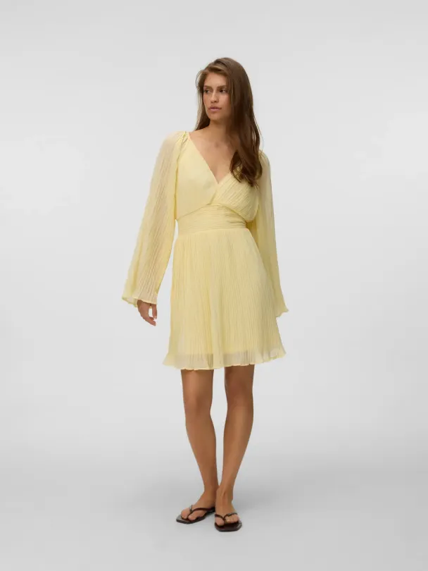 Dora Short Plisse Dress - Image 4