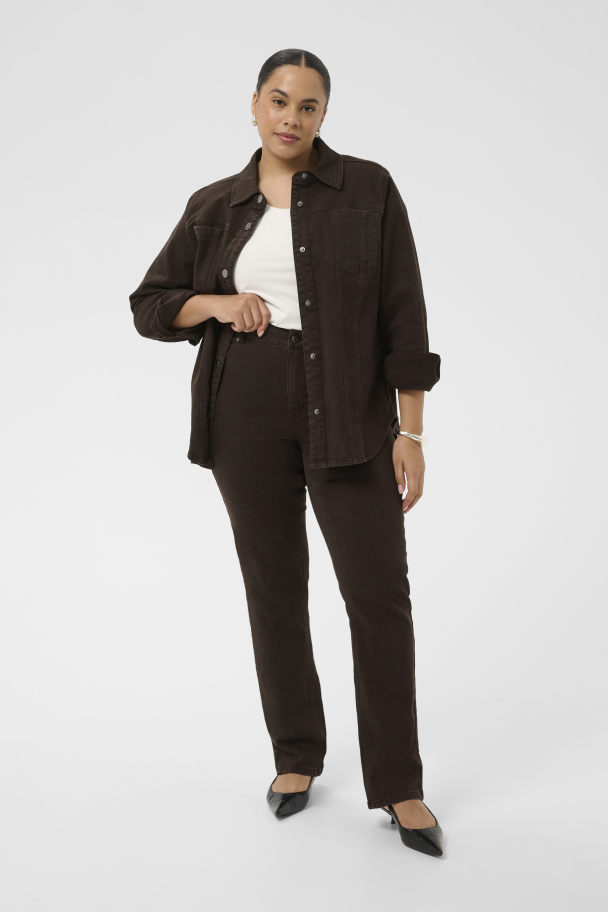 Kaffe Curve Bree jeans med rette ben - Image 2