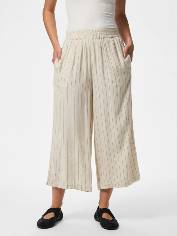 PCPIA LINEN BLEND HW CULOTTE WVN NOOS - Image 3
