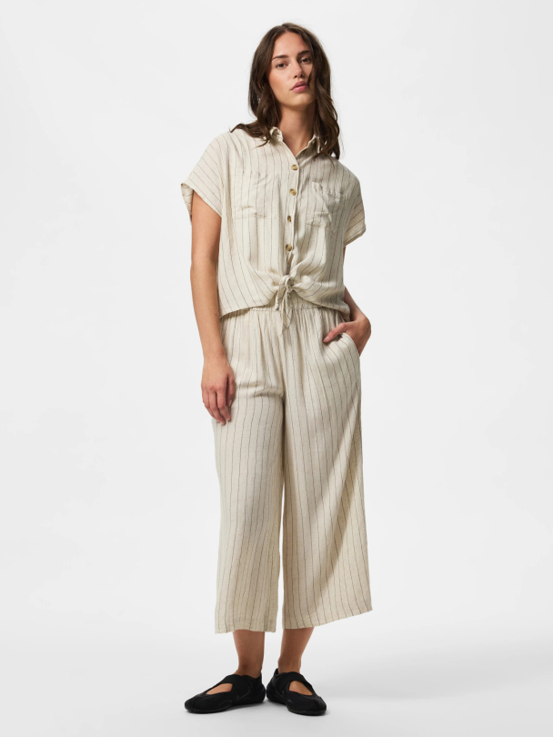 PCPIA LINEN BLEND HW CULOTTE WVN NOOS - Image 2