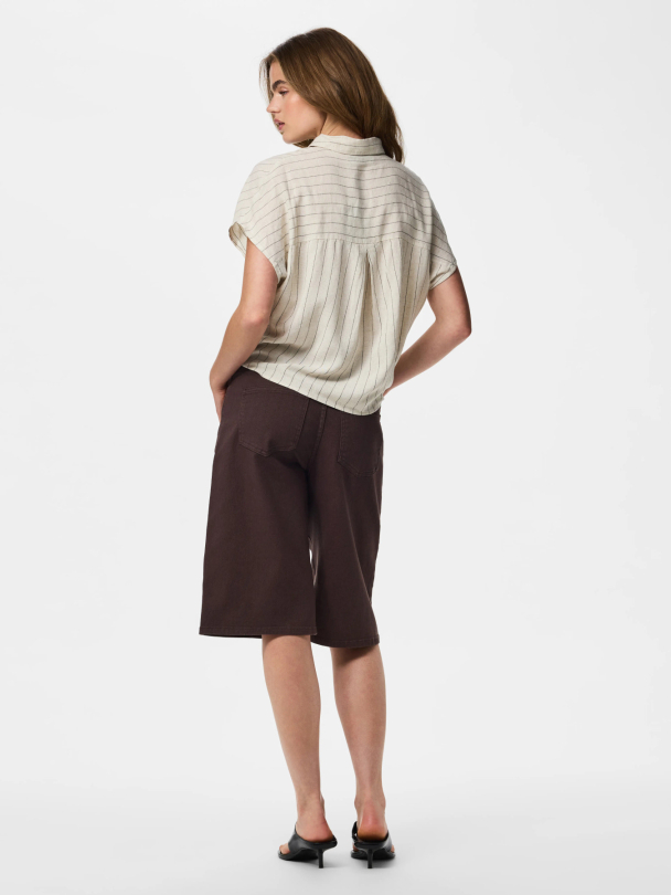 PCPIA LINEN BLEND SS TIE SHIRT WVN NOOS - Image 6