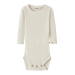 Nalu Rib Wool/Modal Body, Turtledove - Lil' Atelier