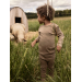 Nilo Wool/Modal Legging, Sepia Tint Melange - Lil' Atelier