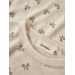 Nalu Wool/Modal Genser, Turtledove / Flower - Lil' Atelier