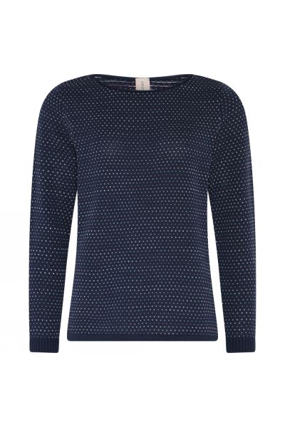 Genser Petite Jaquard 4432 Blå